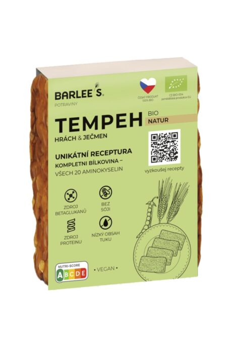 TEMPEH JEČMEN A HRÁCH (NATUR) BIO  - 170g
