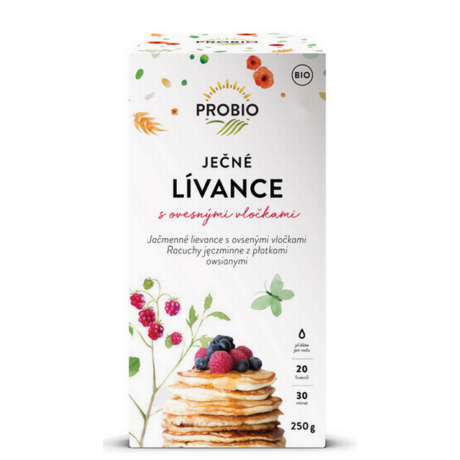 Lívance ječné s ovesnými vločkami BIO - 250g